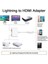 Apple iPhone iPad 5 6 7 8 Artı x Yıldırım HDMI Dijital Av Adaptörü Kablosu 4