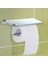Banyo Kağıt Raf Paslanmaz Çelik Tuvalet Kağıdı Tutucu Duvar Montaj Cep Telefonları Havlu Askısı Süs Sanatı Zanaat Çerçeve Sanat Dekor | Kağıt Tutucular (Gümüş) 2