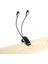 2 Çift Esnek Arms 4 LED Klipsli Işık Lambası Piyano Müzik Standı Kitabı Için 2
