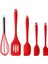 5 Adet / Takım Silikon Pişirme Eşyaları Setleri Yumurta Çırpıcı Kaşık Spatula Yağ Fırçası Mutfak Kiti Mutfak Aletleri Aksesuarları | Pişirme Aracı Setleri 1