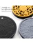 3 Adet Nefis Hollow Oyma Isıya Dayanıklı Yalıtım Placemat Kaymaz Yemek Masası Mat Coaster Set Sofra Ped Mutfak Için | Mats pedler (Sarı) 4