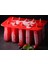Tatlı Dondurucu Kavite Silikon Popsicle Dondurma Kalıp Kapak ile Dıy Ev Yapımı Lolly Meyve Suyu Buz Küp Tepsi Makinesi (23 * 15 * 10 Cm, Kırmızı) 3