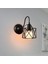 Vintage LED Duvar Işık Retro Loft Endüstriyel Duvar Lambası Siyah E27 Demir Basit Abajur Kafes Bekçi Aplik Kapalı Aydınlatma Armatürü (G)(Yurt Dışından) 5
