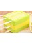 Kapaklı 4 Adet Dondurma Kalıpları Silikon Uzun Stil Buz Küpleri Popsicle Maker Kalıp Araçları (Mavi, Sarı, Yeşil ve Kırmızı) | 4
