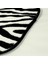 3 Adet / Takım Flanel Zebra Desensiz Kaymaz Banyo Mat Setleri Banyo Halı Kontur Paspaslar Tuvalet Kapağı Kapak Ev Banyo Dekor | Mat Mat | Mat Rugdecorative Banyo Halı (45 * 75 Cm) 4