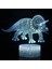 (Triceratops) Çocuklar 3D Büyülü Dinozor Masası Lambası LED Gece Işık Dokunmatik Kontrol Dekor Hediyeler(Yurt Dışından) 1