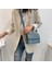 Moda Kadın Omuz Çantası Pu Deri Gençlik Bayanlar Küçük Kare Çanta Işık Vahşi Basit Kadın Günlük Messenger Çanta Su Geçirmez Mavi | Omuz Çantaları (Mavi) (Yurt Dışından) 2