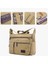 Moda Tuval Tek Omuz Çantası Erkek Kadın Unisex Seyahat Crossbody Çanta Açık Rahat Satchel Vintage Messenger Çanta (L) 3