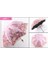 Dantel Katlanır Kadın Yağmur Şemsiye Kızlar Şemsiye Etkinlik Düğün Su Geçirmez Anti-Uv Şemsiye Paraguas Guarda Chuva Sombrinha (Pembe) 2