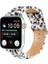 Bant Için Apple Watch Uyumlu Serisi Deri Leopar Baskı ile Deri IWatch Uyumlu Microfiber Modern Tasarım Için | Izle Bantları(Yurt Dışından) 2