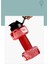 Homemiyn Taşınabilir Fitness Su Kupası Spor Şişesi, 2200ML Büyük Kapasiteli Kupası, Dumbbell Şekli (2200ML) (Kırmızı) 2