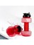 Homemiyn Taşınabilir Fitness Su Kupası Spor Şişesi, 2200ML Büyük Kapasiteli Kupası, Dumbbell Şekli (2200ML) (Kırmızı) 3