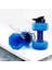 Homemiyn Taşınabilir Spor Su Kupası Spor Şişesi, 2200ML Büyük Kapasiteli Kupası, Dumbbell Şekli (2200ML) (Mavi) 2