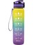 Degrade Buzlu Seyahat Kupası 1000ML Uzay Kupası Büyük Kapasiteli (Purpleyellowblue) 1