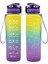 Degrade Buzlu Seyahat Kupası 1000ML Uzay Kupası Büyük Kapasiteli (Purpleyellowblue) 3