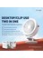 WT-F18 Masaüstü Taşınabilir Klip Fan Ring Light (Beyaz) (Yurt Dışından) 4