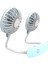 F6 Açık Mini Asma Boyun Fan USB Şarj Tembel Küçük Fan (Mavi) (Yurt Dışından) 2