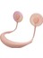 Yaratıcı Mini Asılı Boyun Tipi Fan Açık LED Fan (Pembe) (Yurt Dışından) 1