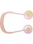 Yaratıcı Mini Asılı Boyun Tipi Fan Açık LED Fan (Pembe) (Yurt Dışından) 3