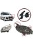 Otomotiv BHL550 Fiat Doblo Mk2 Makyajlı Kasa 2015-ON Için Sol Ön Far Ayağı Tamir Takımı 51974244 2