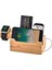 Çoklu USB Portları Şarj Dock Standı Station Bambu Baz Şarj Tutucu Apple Watch Için Iwatch Için iPhone Bambu 3 USB Bağlantı Noktaları | Telefon Sahipleri ve standları (Abd Fişi) 1