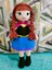 Frozen Anna Bebek Amigurumi Organik Oyuncak 1