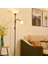 Amerikan Tarzı Modern Demir Boyalı Zemin Lambaları Ayarlanabilir E27 LED 220 V Oturma Odası Çalışma Için Yenilik Zemin Işıkları Başucu Ofisi (Siyah) (Yurt Dışından) 1