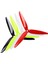 2 Pairs 7040 3-Blade Pervane 3 Blade Pervane Rc Fpv Yarış Freestyle Kırmızı (Yurt Dışından) 2