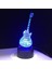 3D Elektro Gitar LED Lamba USB Masa Lambası Bebek Uyku Gece Işık Müzik Uzaktan Kumanda Çocuk Hediyeler | LED Gece Işıkları (Yurt Dışından) 3