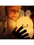 Tavşan LED Gece Işık Dokunmatik Sensör Karikatür Silikon Bunny Masa Lambası Yatak Odası Başucu Lambası Çocuk Çocuklar İçin Bebek Hediye | LED Gece Işıkları (Yurt Dışından) 3