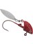Bas Balıkçılık Cazibesi Jigs Kaşık Spinnerbait Jig Metal Yem Kırmızı Renk 10G (Yurt Dışından) 2