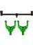 Taşınabilir Olta Kıçını Dinlenme Balıkçılık Buzz Bar Pod Standı Braketi Ekipmanları 31 cm Manyetik Yeşil (Yurt Dışından) 2