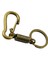 Açık Karabina Kampı Bahar Yapış Klip Kanca Anahtarlık Anahtarlık Bronz Altın (Yurt Dışından) 4