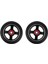 2x Değiştirme 10 cm Kick / Stunt Scooter Tekerlekler Rulmanlar ve Burçlar Siyah Siyah (Yurt Dışından) 3