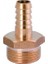 Sarı Pirinç Ağır Hortum Rakoru 1/8" x 8mm 1