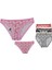 6'lı Paket Tutku 0530 Çakıl Elastan Puantiyeli Dantelli Bayan Bikini Külot 1