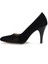 Woggo 600-01 Süet 9 cm Topuk Kadın Stiletto Ayakkabı