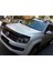 Vw Amarok 2010 - 2020 Ön Kaput Koruyucu Rüzgarlığı Piano Black 3.2 mm Kalın Plastik 2