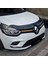Renault Clio 4 2012 - 2020 Ön Kaput Koruyucu Rüzgarlığı Piano Black 3.2 mm Kalın Plastik 1