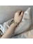 Apple Watch Uyumlu 3 44MM Halka Tasarımlı Göz Alıcı Dizayn Metal Kordon (Kasa Koruma Dahil Değildir) 4