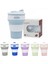 350 ml. Katlanır TaşınABilir Silikon Teleskopik İçme Kahve Kupası Yeşil (Yurt Dışından) 2