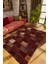 Modern Patchwork Kahverengi Dijital Baskı Halı Kaydırmaz Ince Yıkanabilir 1