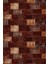 Modern Patchwork Kahverengi Dijital Baskı Halı Kaydırmaz Ince Yıkanabilir 2