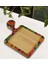 Gift Meyveler Tasarımlı Kare Şeklinde Doğal Ahşap Servis ve Sunum Tabağı Model 1 3