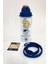 Lacivert Blue-Me Tritan Desenli Pipetli Matara 500 ml 2