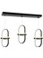 TT006-3S-SY Tt Aydınlatma Minyon Modeli 3 Lü Mat Siyah Sıralı LED Avize 1