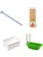 Fit Fly Kuş Aksesuar Set (Aynalı Küvet+Tünek+Mamalık+Kumlu Tünek) 3