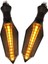 2x Motosiklet Akan LED Dönüş Sinyal Göstergesi Işık Uyarı Lambası Evrensel (Yurt Dışından) 5