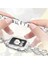 Apple Watch Uyumlu 3 44MM Halka Tasarımlı Göz Alıcı Dizayn Metal Kordon (Kasa Koruma Dahil Değildir) 2