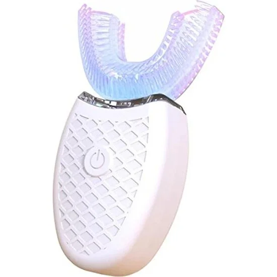 Elektrikli Sonic Otomatik Diş Fırçası Yetişkinler Ağız 360 Derece U Tipi Abs 4 Modları Ultrasonik Elektrikli Tembel Diş Fırçası | Elektrikli Diş Fırçaları